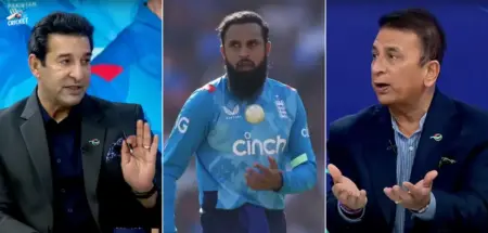 Adil Rashid gets trolled by Sunil Gavaskar and Wasim Akram