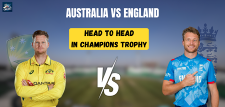 Australia vs England Head to Head record in Champions Trophy