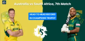 Australia vs South Africa Head to Head record in Champions Trophy