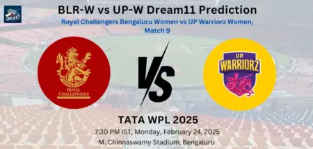 BLR-W vs UP-W Dream11 Prediction