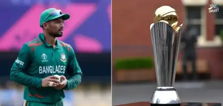 Najmul Hossain Shanto and ICC champions trophy 