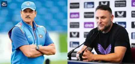 Brendon Mccullum drops a massive statement on Ravi Shastri.