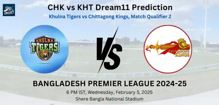 CHK vs KHT Dream11 Prediction