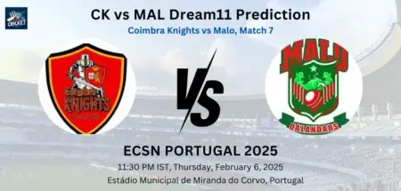 CK vs MAL Dream11 Prediction