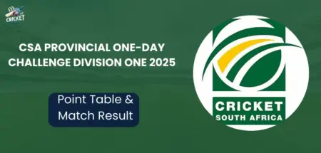 CSA Provincial One-Day Points Table