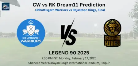 CW vs RK Dream11 Prediction