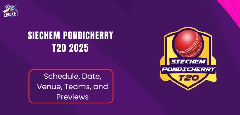 Siechem Pondicherry T20 2025