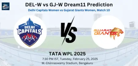 DEL-W vs GJ-W Dream11 Prediction