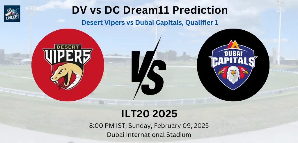 DV vs DC Dream11 Prediction