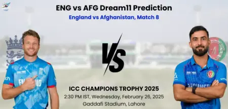 ENG vs AFG Dream11 Prediction