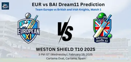 EUR vs BAI Dream11 Prediction