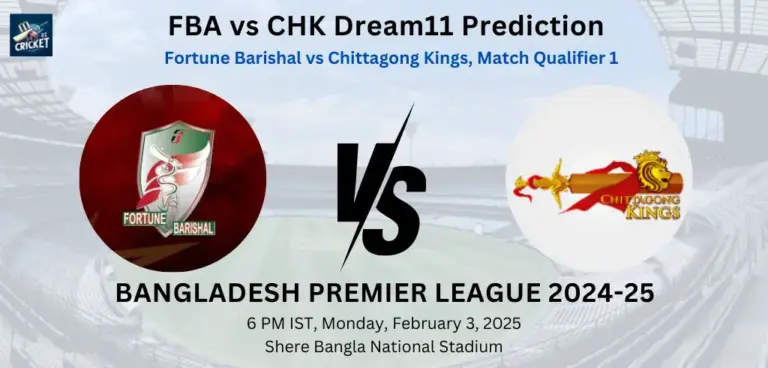 FBA vs CHK Dream11 Prediction