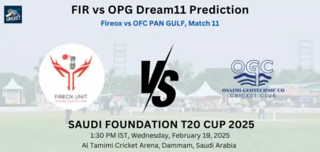 FIR vs OPG Dream11 Prediction