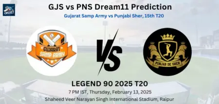 GJS vs PNS Dream11 Prediction