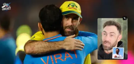 Glenn Maxwell and Virat Kohli