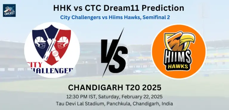HHK vs CTC Dream11 Prediction