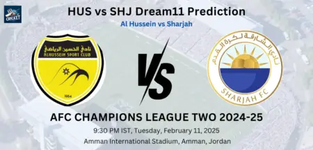 HUS vs SHJ Dream11 Prediction