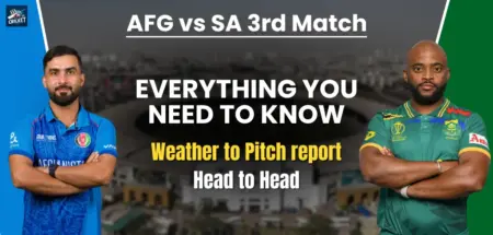 Afghanistan vs South Africa Pitch Report & Head-to-Head Record