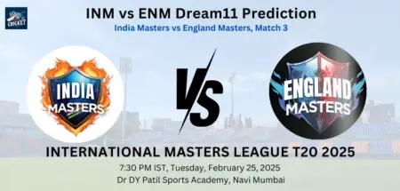 INM vs ENM Dream11 Prediction