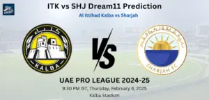 ITK vs SHJ Dream11 Prediction