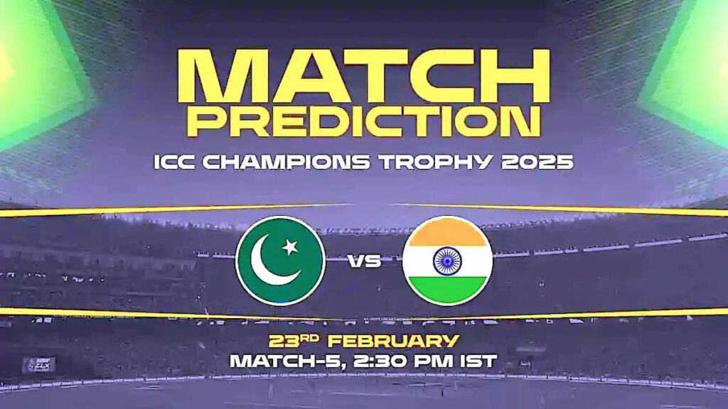 Ind vs Pak today match toss predictions