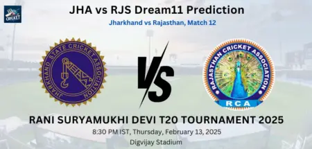 JHA vs RJS Dream11 Prediction