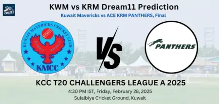 KWM vs KRM Dream11 Prediction