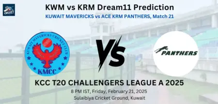 KWM vs KRM Dream11 Prediction