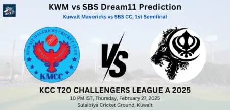 KWM vs SBS Dream11 Prediction