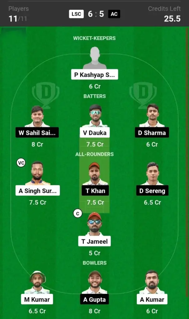 LSC vs AC Grand League Team