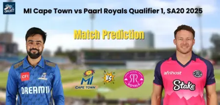 MI Cape Town vs Paarl Royals Qualifier 1 Match Prediction