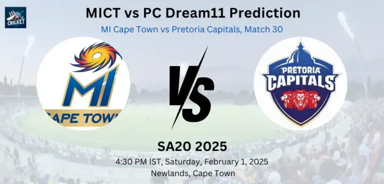 MICT vs PC Dream11 Prediction