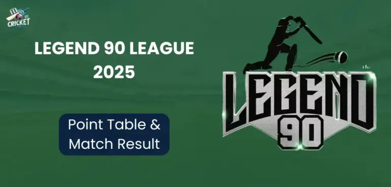 Legend 90 League 2025 Points Table
