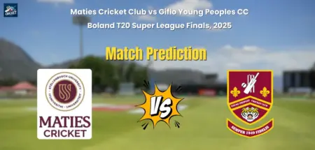 Maties Cricket Club vs Giflo Young Peoples CC Match Prediction