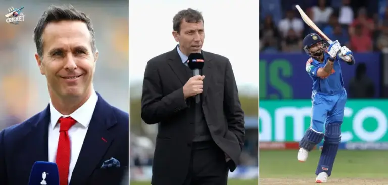 Michael Vaughan and Virat Kohli