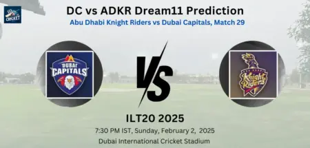 DC vs ADKR Dream11 Prediction