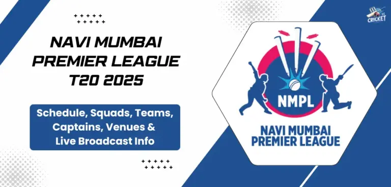 Navi Mumbai Premier League T20 2025 Schedule