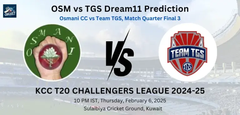 OSM vs TGS Dream11 Prediction
