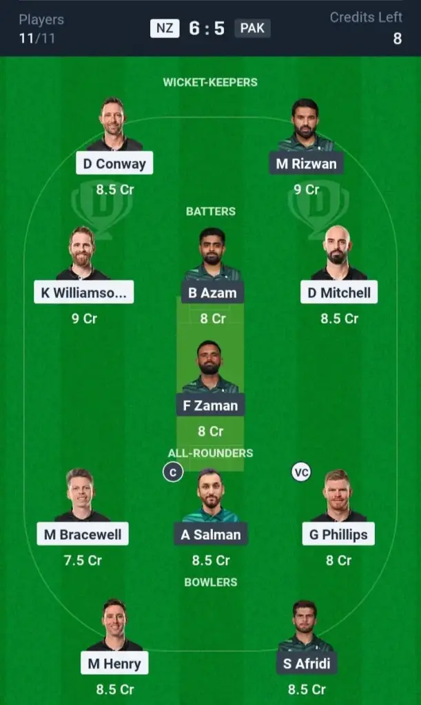 PAK vs NZ  Small League Team