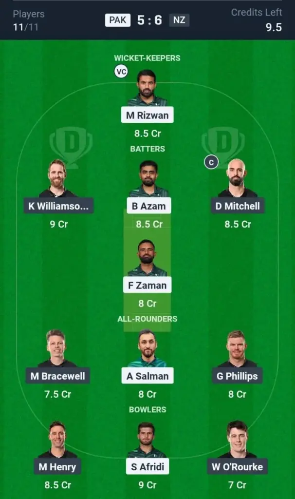 PAK vs NZ Small League Team