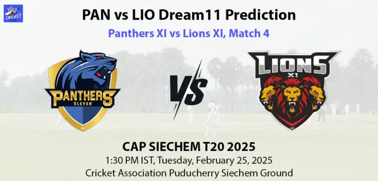 PAN vs LIO Dream11 Prediction