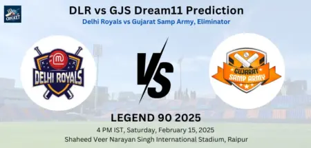 DLR vs GJS Dream11 Prediction