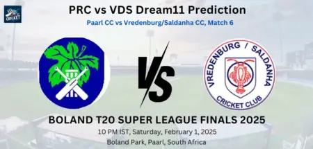 PRC vs VDS Dream11 Prediction