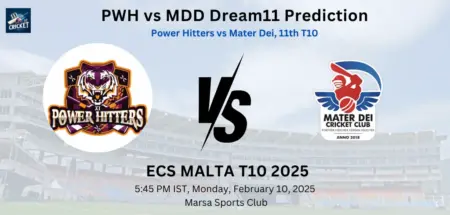 PWH vs MDD Dream11 Prediction