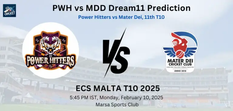 PWH vs MDD Dream11 Prediction