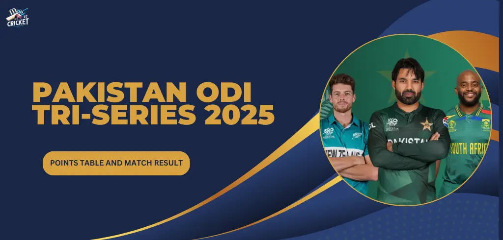 Pakistan ODI Tri-Series 2025 points table