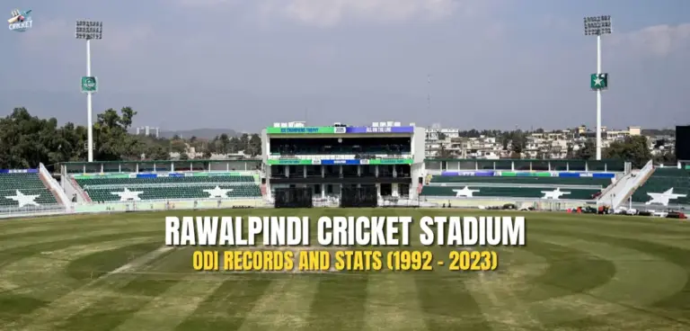 Rawalpindi Cricket Stadium ODI Records & Stats