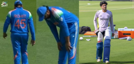 Rohit Sharma struggling with Hamstring injury