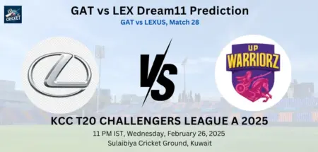 GAT vs LEX Dream11 Prediction