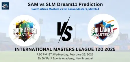 SAM vs SLM Dream11 Prediction